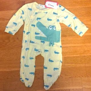 Baby alligator onesie